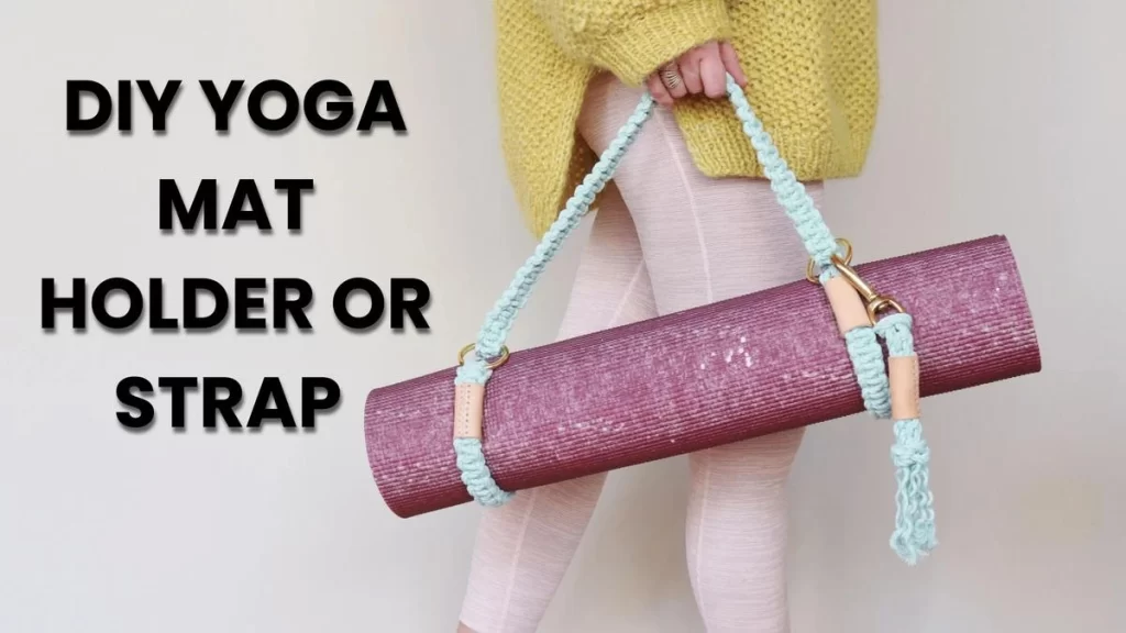 diy yoga mat holder or Strap